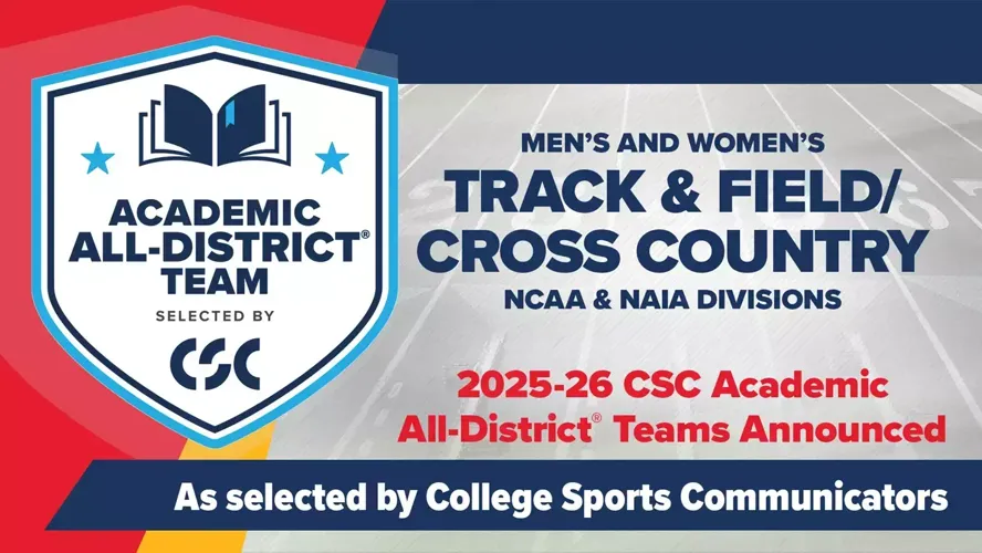 SIX TRACK AND FIELD/CROSS COUNTRY STUDENT-ATHLETES NAMED CSC ACADEMIC ALL-DISTRICT