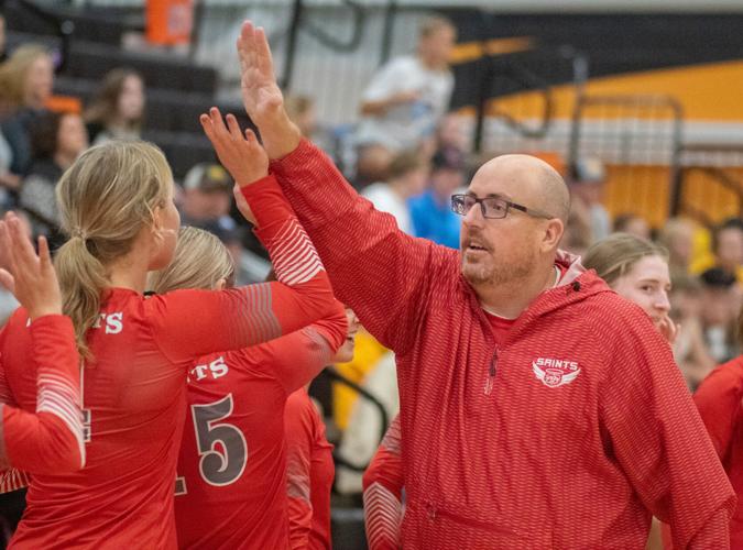 High School Volleyball Saint Ansgar clinches first state tournament