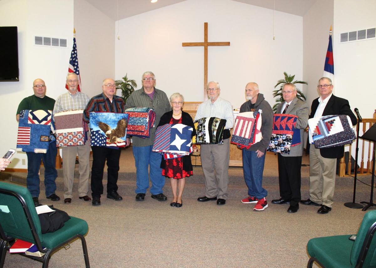 Quilts of Valor awards nine quilts to North Iowa veterans