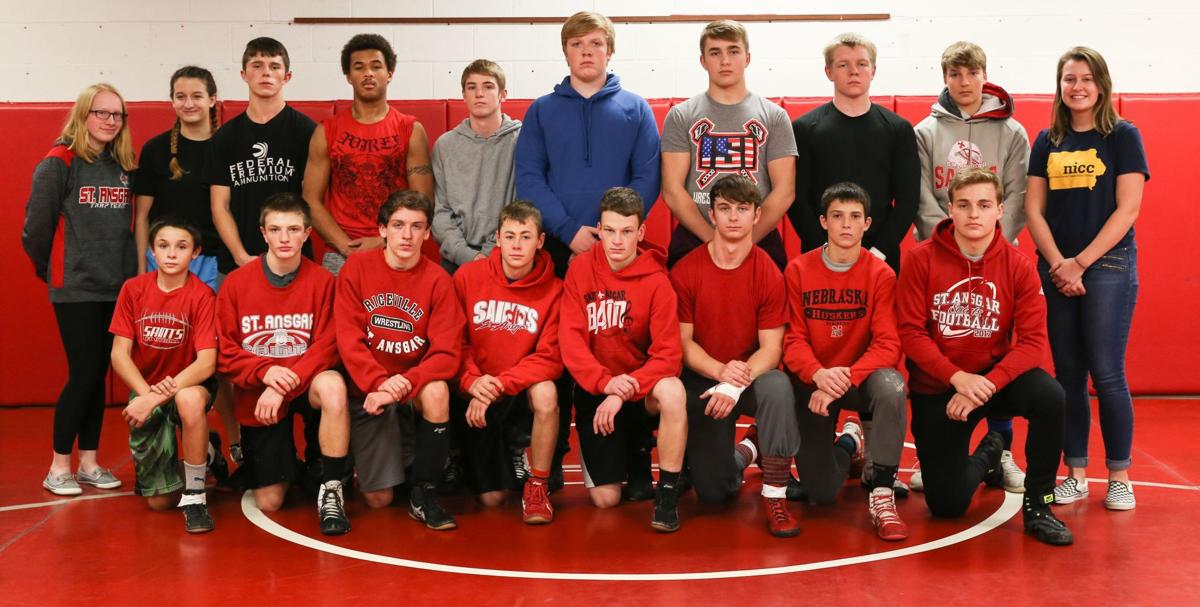 St. Ansgar wrestling team loaded with young grapplers