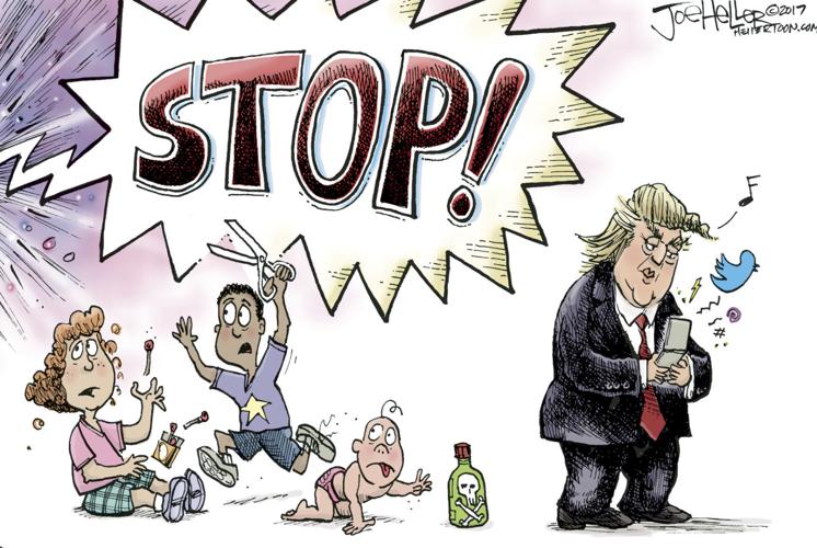 Political cartoons: Trump, Obama, Kim, unity, voting
