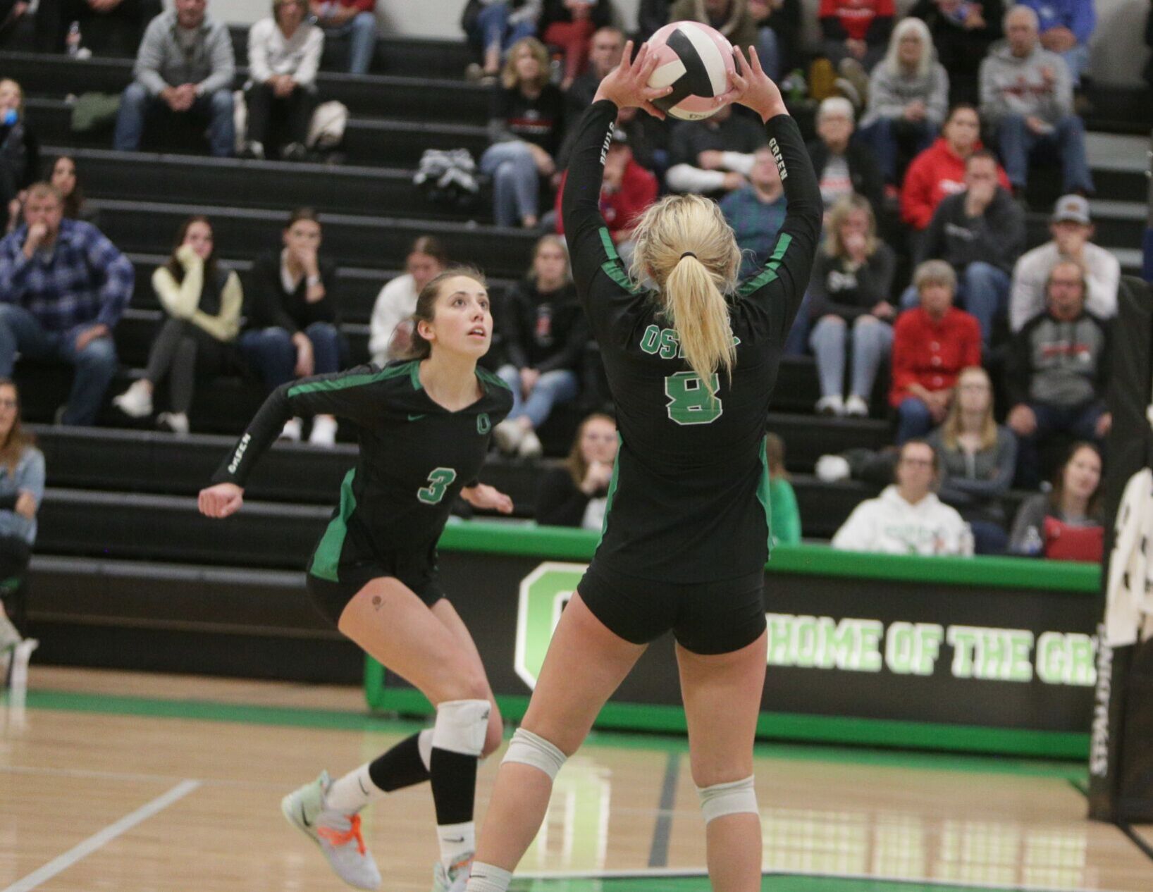 Osage Volleyball Sweeps Through New Hampton, Back In Regional Final