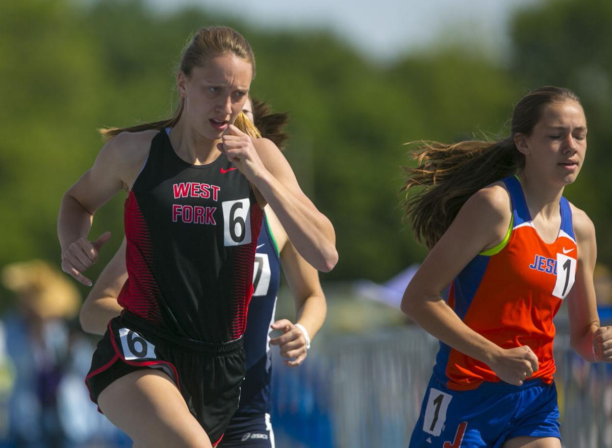 Saturday's girls state track notebook West Fork's Weaver sisters medal
