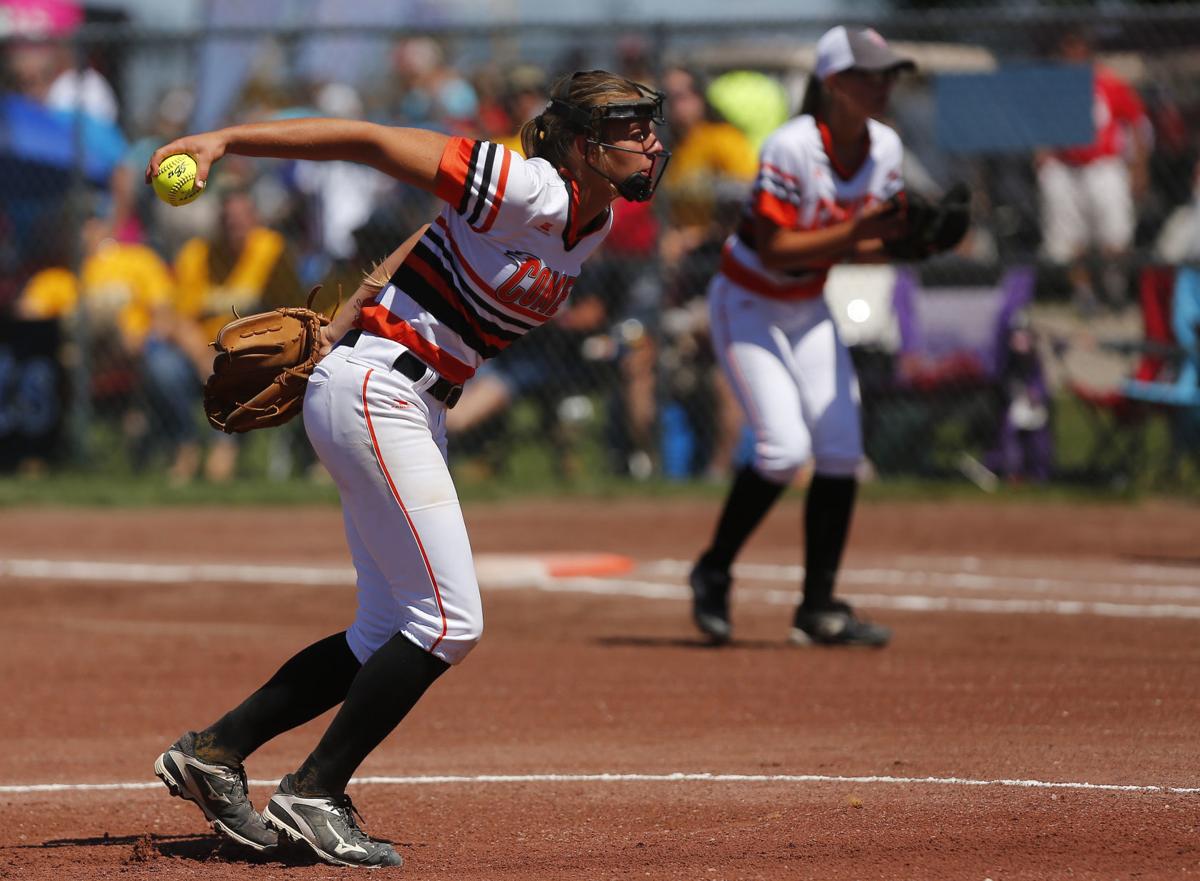 High school softball charles city falls to des moines hoover after 