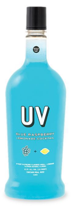 27-UV Blue Raspberry Flavored Vodka