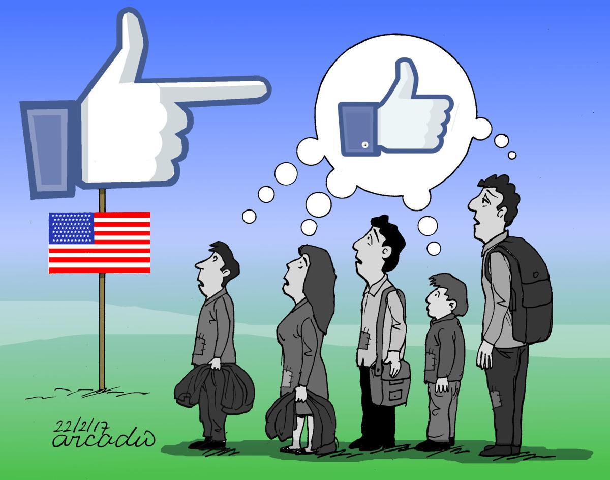 Immigrants drama by Arcadio Esquivel, Costa Rica, Caglecartoons.com