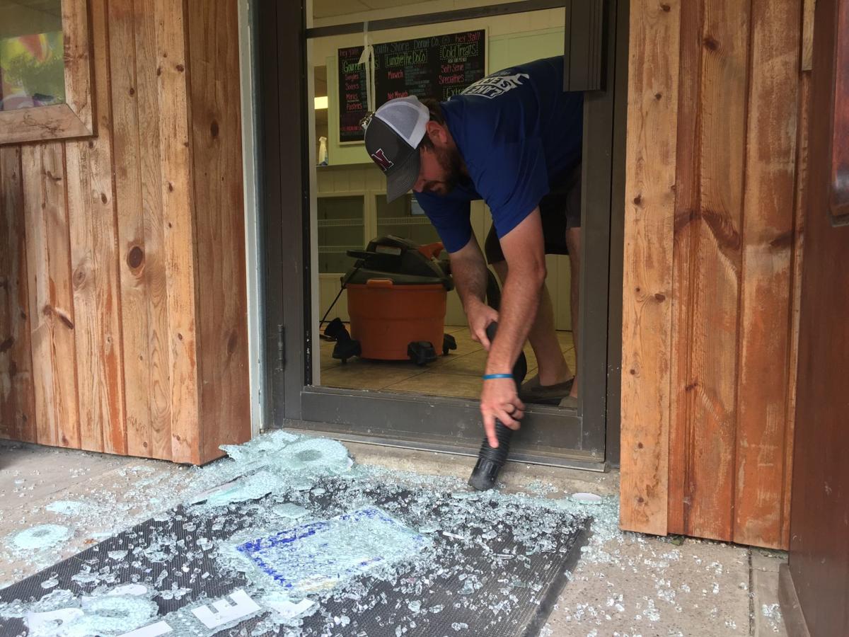 Door Shattered Food Swiped In Burglary To Clear Lake Donut