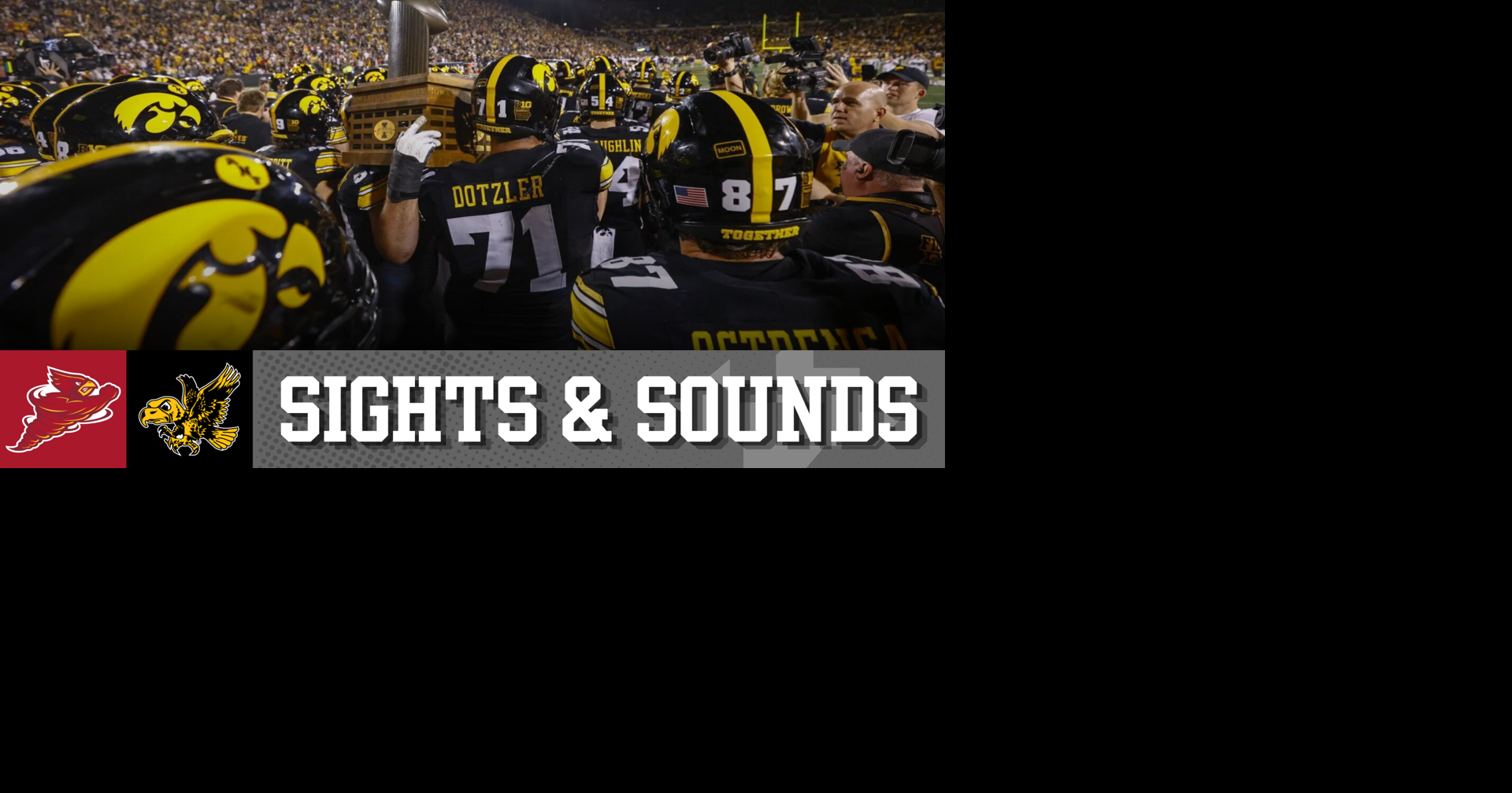 Sights and Sounds from Iowa's 16-13 win over Iowa State Sep 13, 2026 8 mins ago