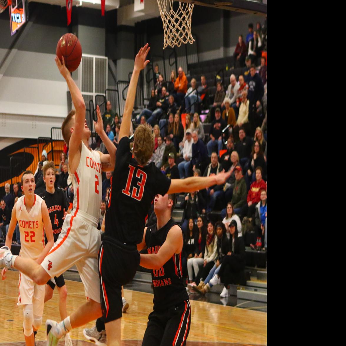 High School Boys Basketball Charles City S Jack Molstead Saving