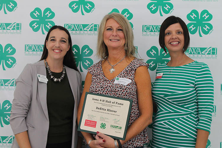 Kluver inducted into the 4-H Hall of Fame