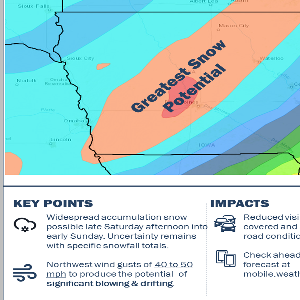 Snow Foolin North Iowa Could Be Slammed With Snow In Another