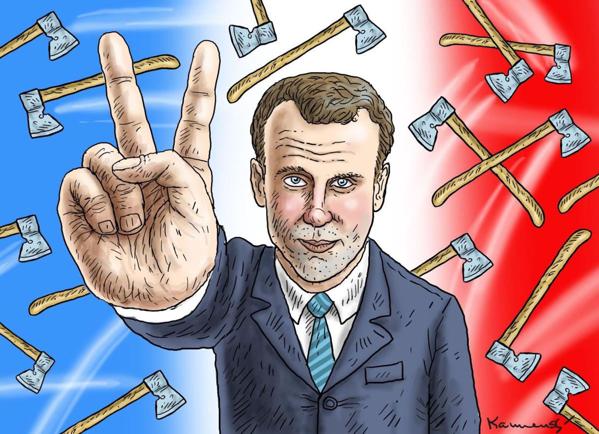 Political cartoons: Kim, Yates, Wells Fargo, Trump, France ...