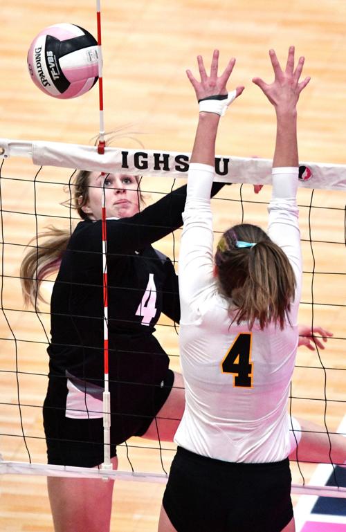 Osage vs Tipton state volleyball