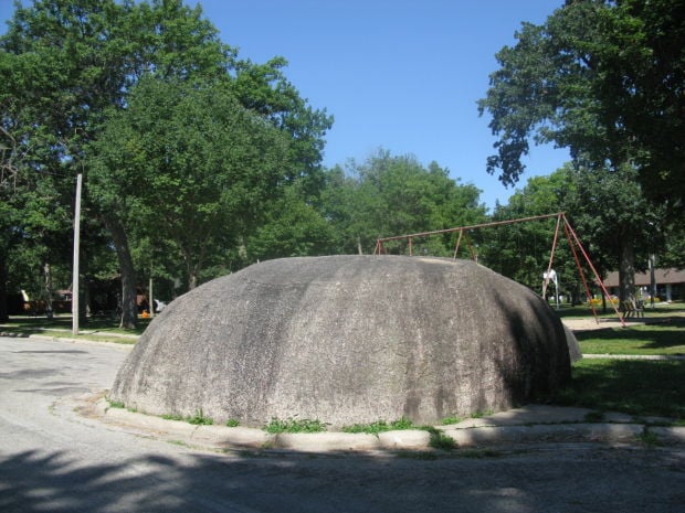 No. 37: Nora Springs boulder | Mason City & North Iowa | globegazette.com