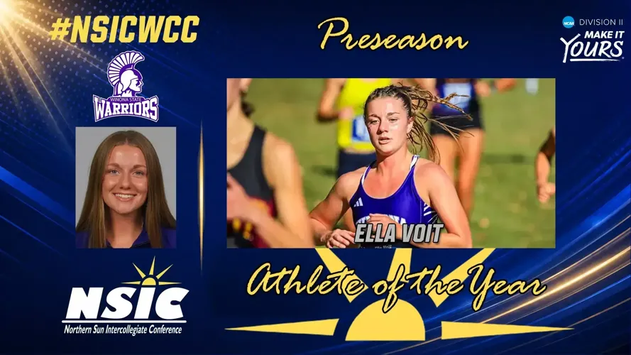 ELLA VOIT VOTED NSIC PRESEASON CROSS COUNTRY ATHLETE OF THE YEAR; WARRIORS SELECTED FIRST