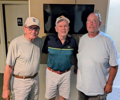 Bear Creek Tuesday Golf League champions are pictured. From left, Paul Sorensen, Wayne Sesker, and Jack Hickman, Don Johnson is not pictured..jpg