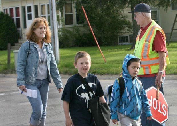 Crossing guard puts a STOP to his career