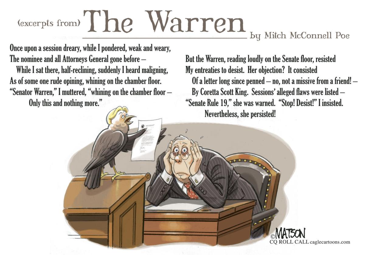 Political Cartoons Wall Mcconnell Trump Snow Fillon Column Globegazette Com