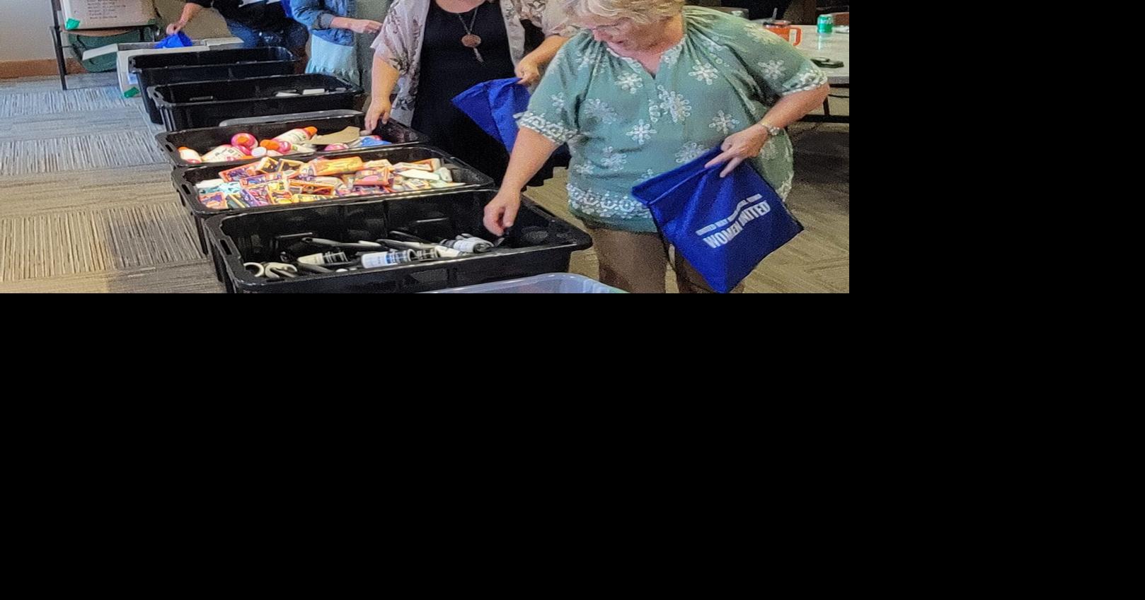 North Iowa volunteers pack nearly 300 survival kits for teachers