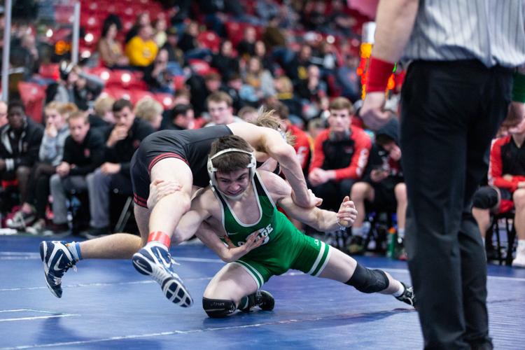 Osage boys wrestling defeat Iowa City at Battle of Waterloo