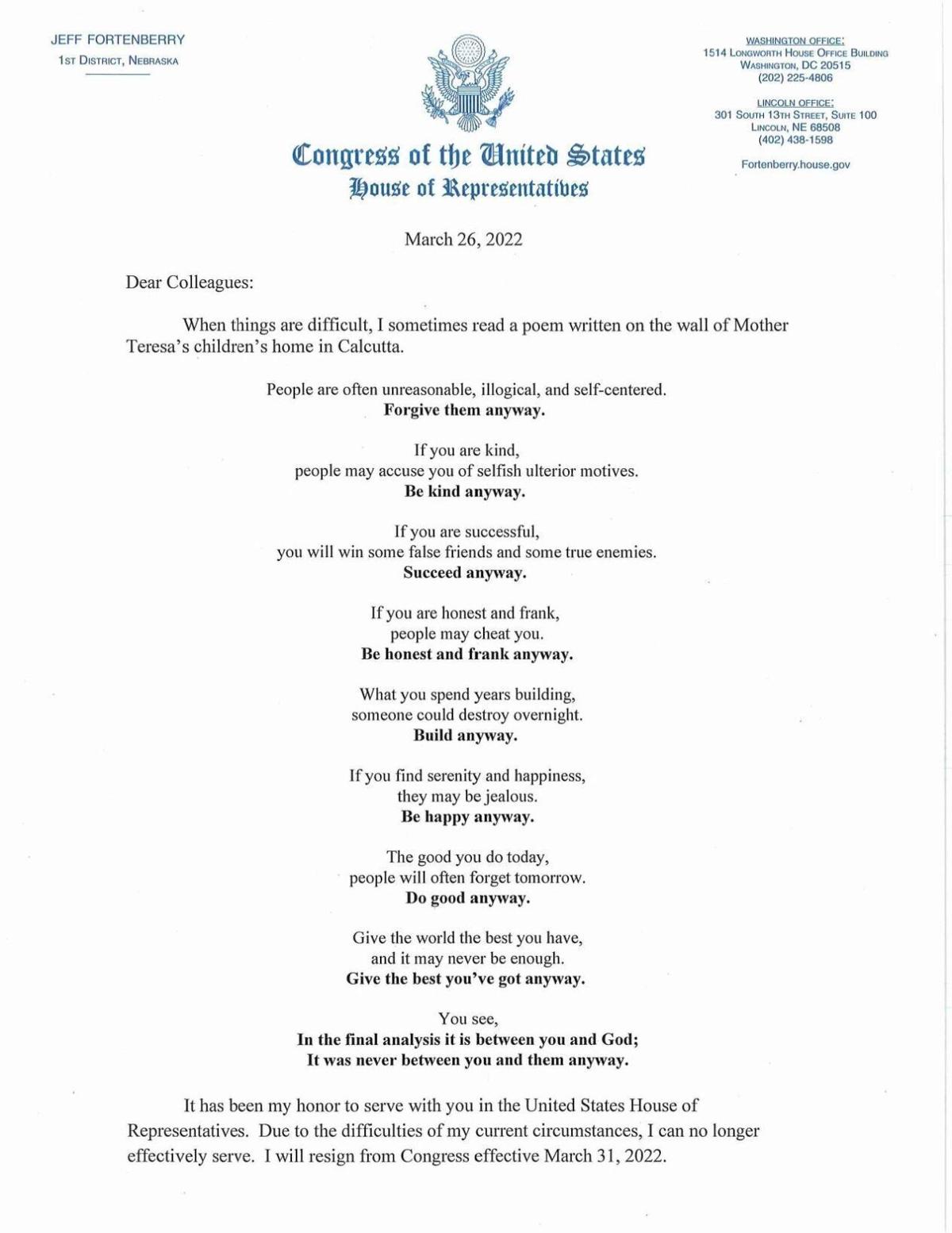 Nebraska congressman resigns after guilty verdicts in federal ...