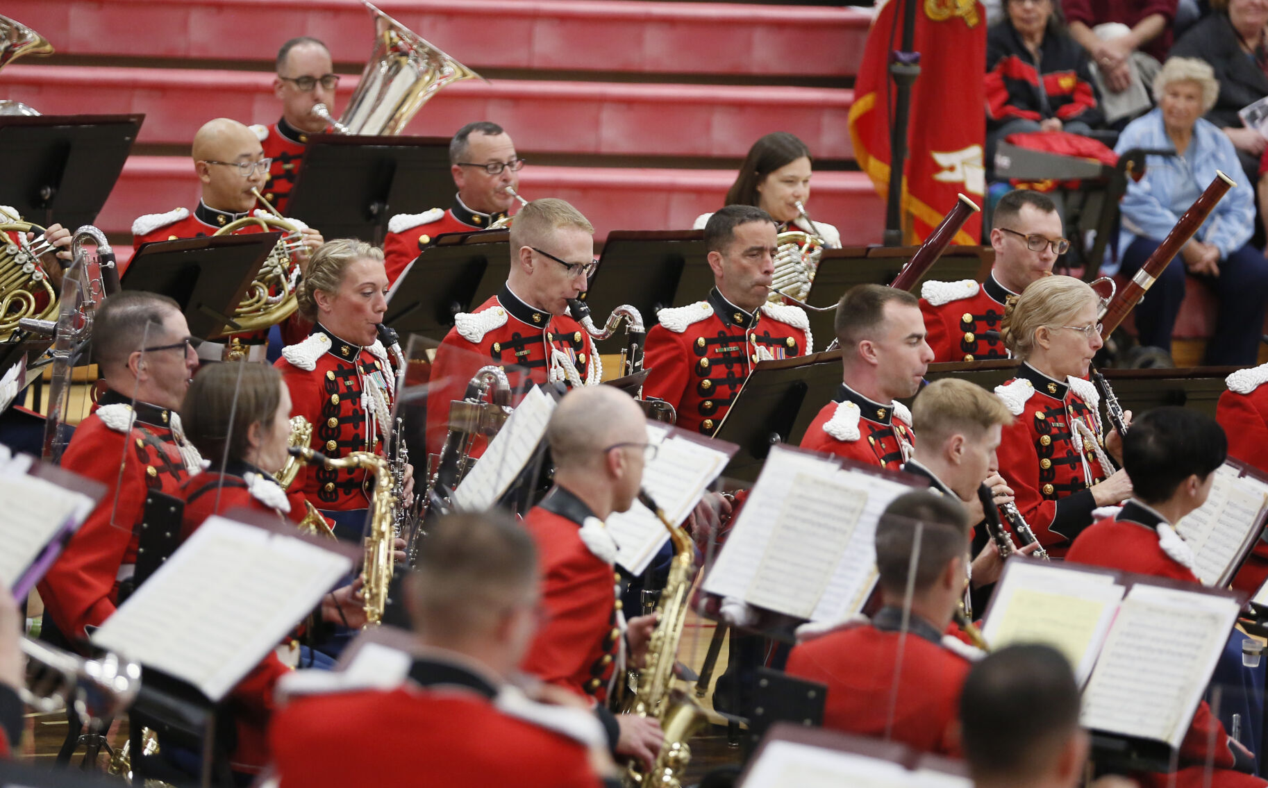 Marine Band visits Mason City