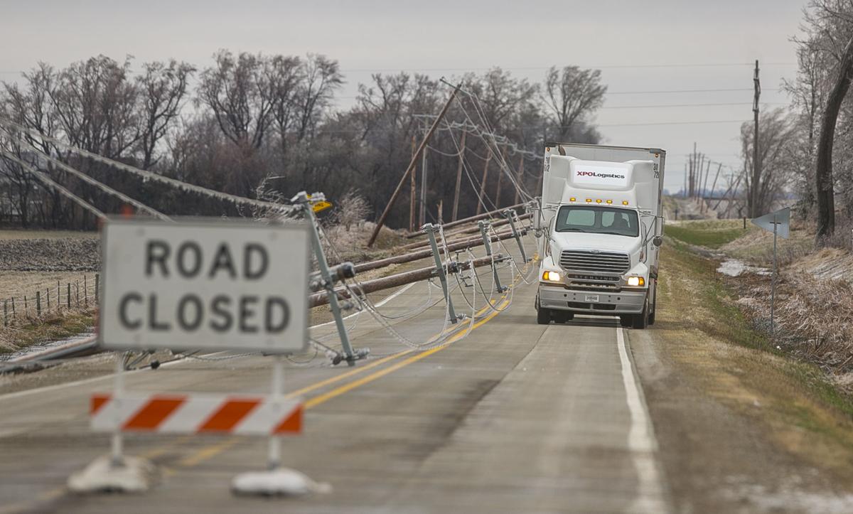 High winds across North Iowa lead to downed power lines, power outages