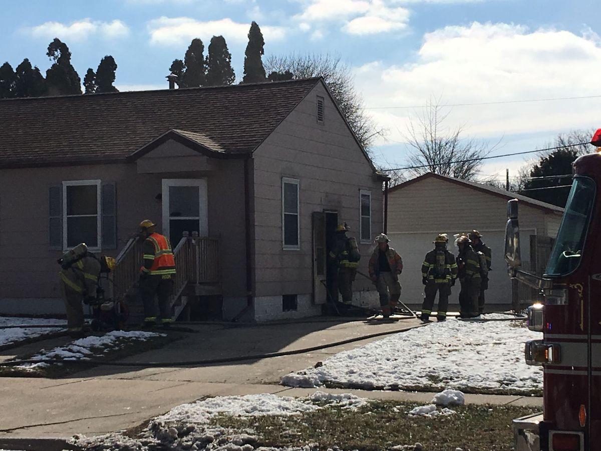 Iowa man arrested for allegedly setting fire to his home