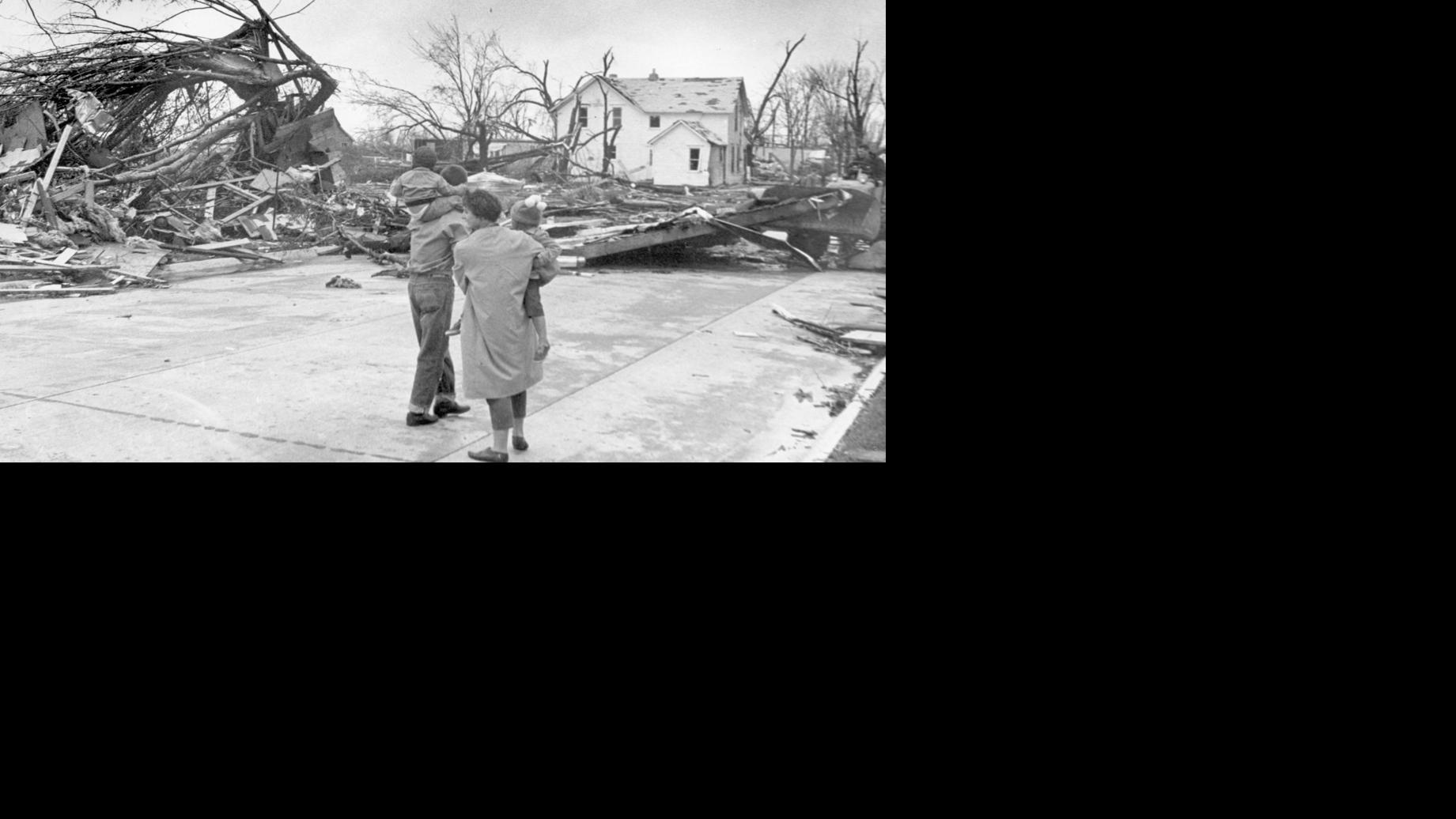 Photos Oct. 14, 1966 tornado damage in Belmond Mason City & North