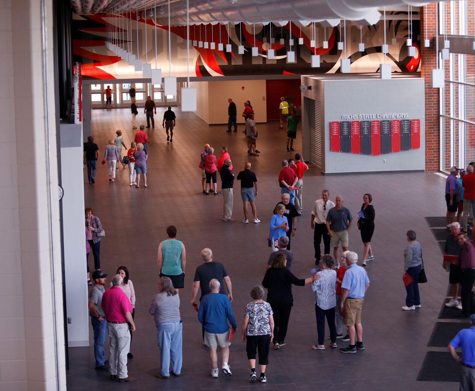 Public gets first view of new Mason City High School athletic