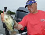 Crappie on the line