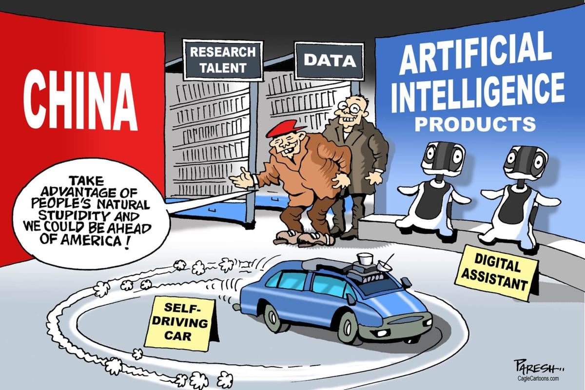 Political cartoons: Relief, AI, Bannon, media, statues | Columnists