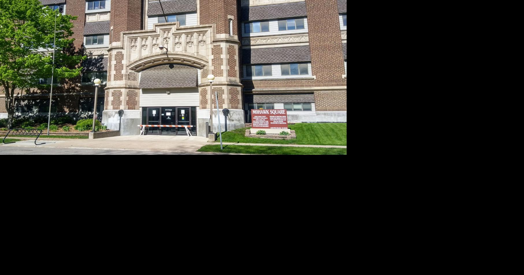 Cerro Gordo public health office closed; Mohawk Square roof collapses