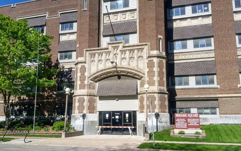 Cerro Gordo public health office closed; Mohawk Square roof collapses