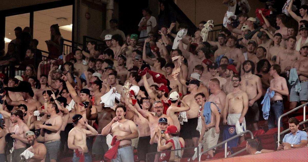 MLB | ST. LOUIS CARDINALS Hochman: Who were those guys? Cardinals fans on how ‘tarps off' ignited Busch Stadium By Benjamin Hochman St. Louis Post-Dispatch May 19, 2026 14 mins ago