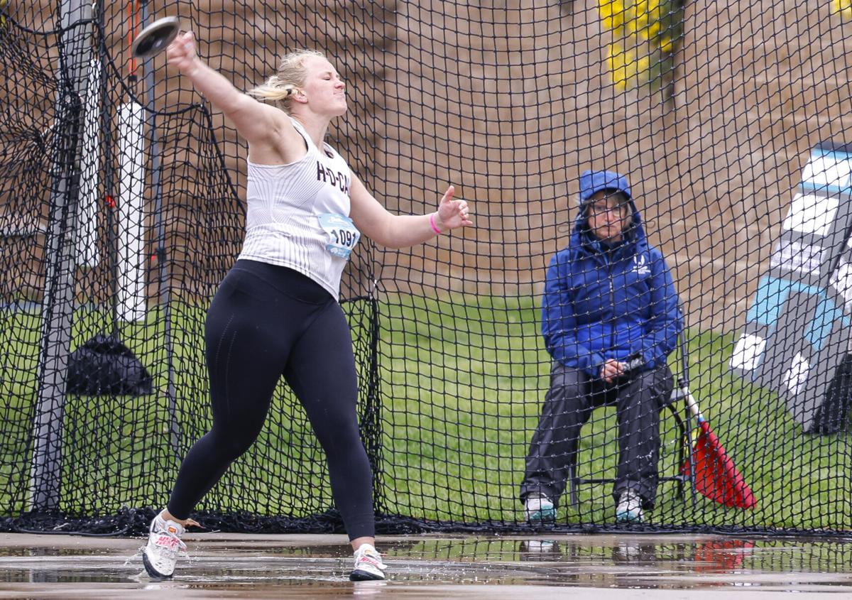 Charlee Morton wins Drake Relays shot put and discus titles