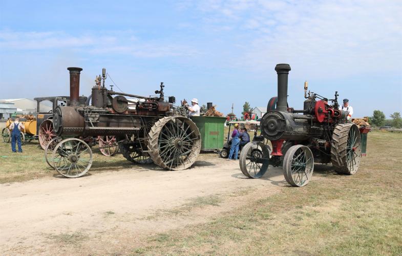 Classic tractors are shown at the 2023 Heritage Park Steam Threshing Festival..JPG