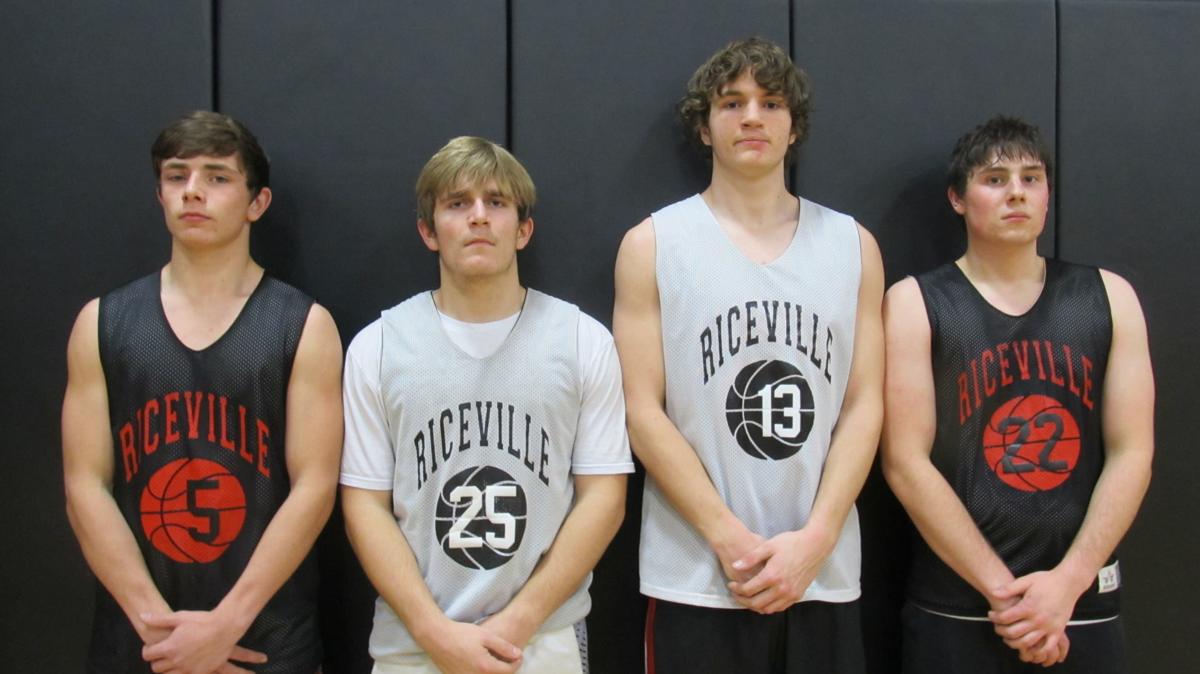 Riceville boys basketball captains work on fundamentals