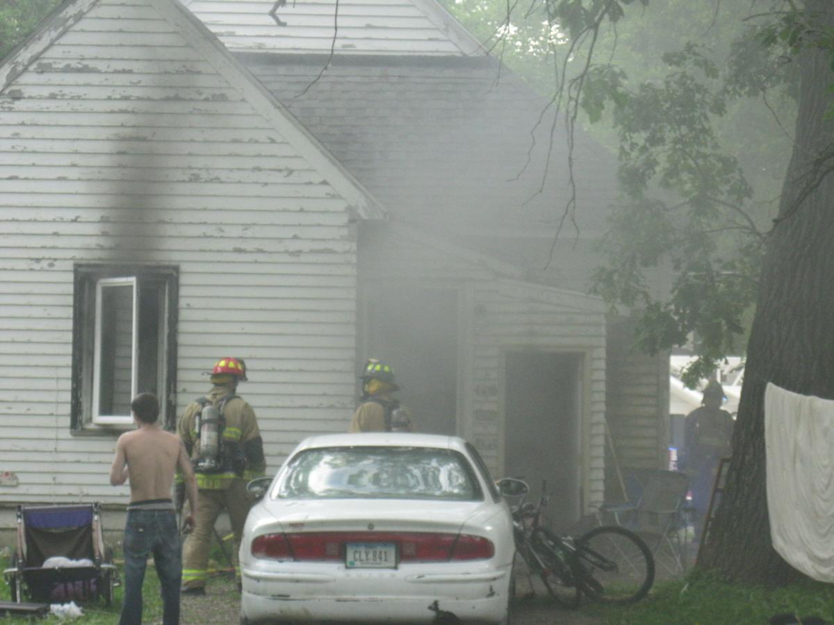 Mason City house fire started by outlet officials say