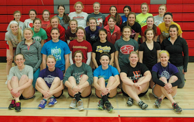 St. ansgar girls track 2015
