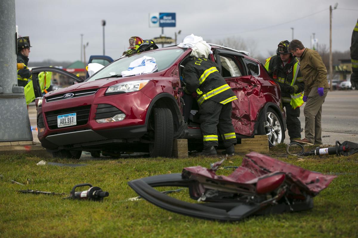2 trapped in car in Clear Lake crash North Iowa Crime & Courts