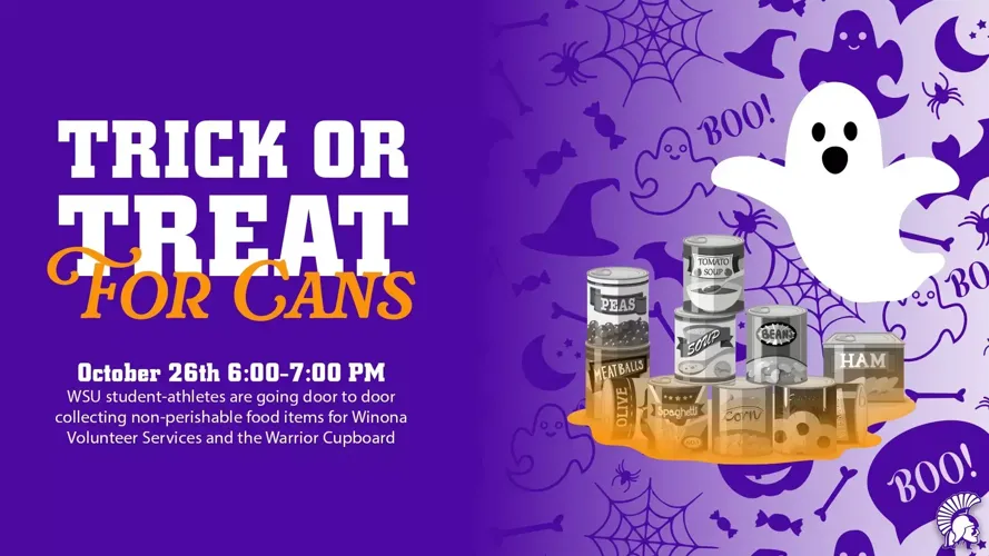 Winona State SAAC Set to Trick or Treat For Cans on October 26th