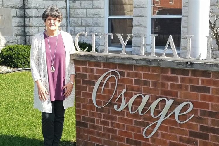 Cathy Penney at Osage City Hall