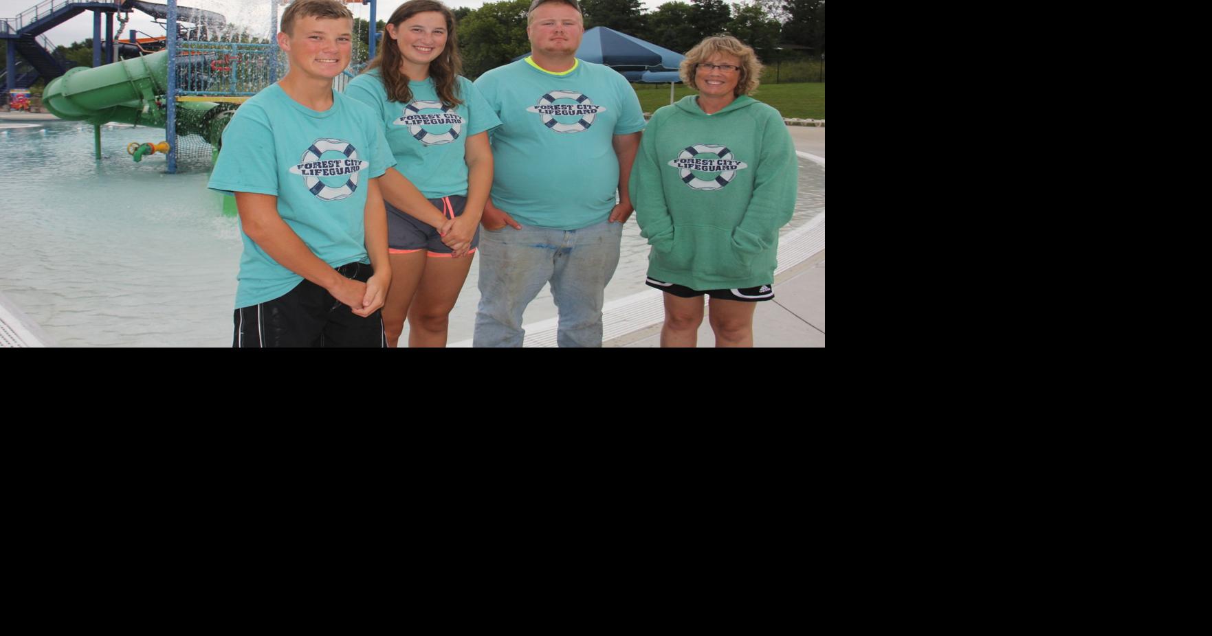Forest City family works as lifeguards at pool