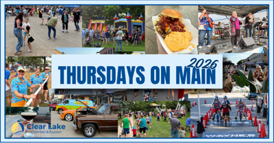 Thursdays on Main 2026 Returns to Downtown Clear Lake