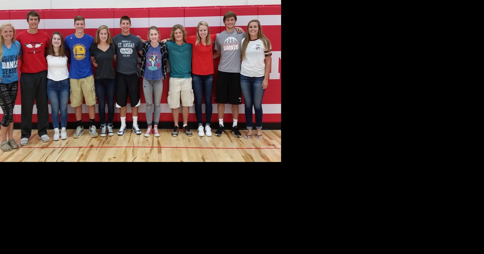 St. Ansgar High School celebrating