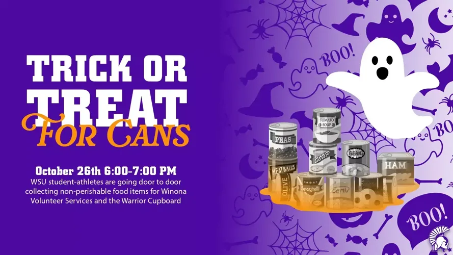 Winona State SAAC Set to Trick or Treat For Cans on October 26th