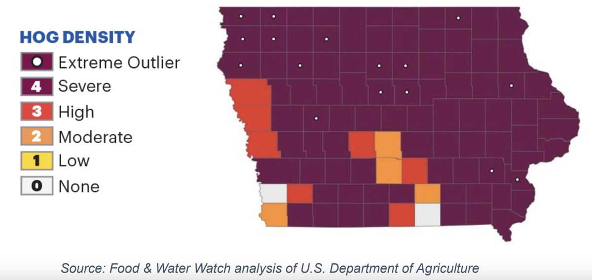 Report Iowa produces most factory farm waste in country