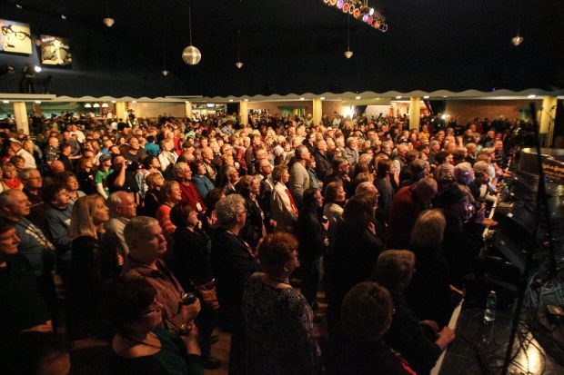 Winter Dance Party Crowd
