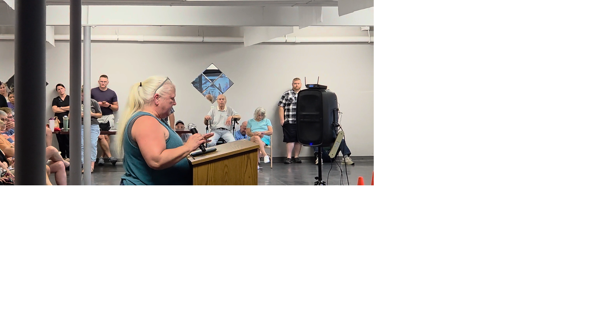 VIDEO: Pat Hall speaks against data center near Garner